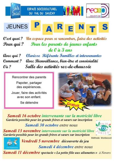 affiche centre social 