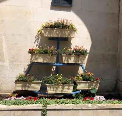 cascade de fleurs 